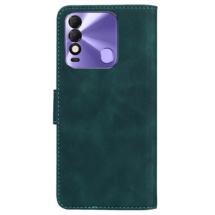 For Tecno Spark 8 / 8T Skin Feel Pure Color Flip Leather Phone Case