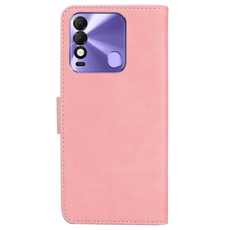 For Tecno Spark 8 / 8T Skin Feel Pure Color Flip Leather Phone Case
