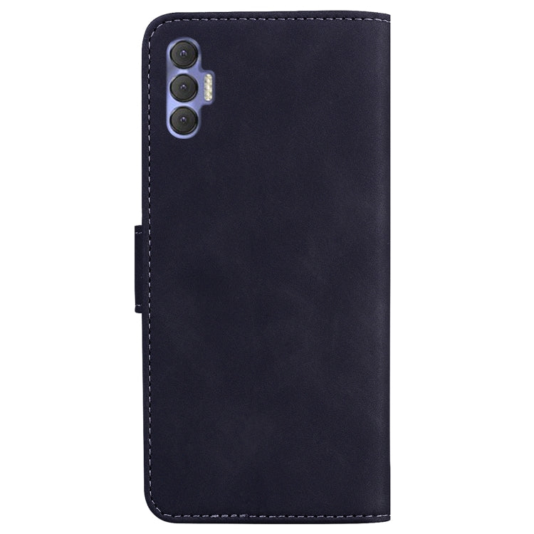 For Tecno Spark 8P Skin Feel Pure Color Flip Leather Phone Case