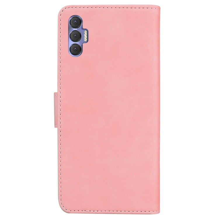 For Tecno Spark 8P Skin Feel Pure Color Flip Leather Phone Case