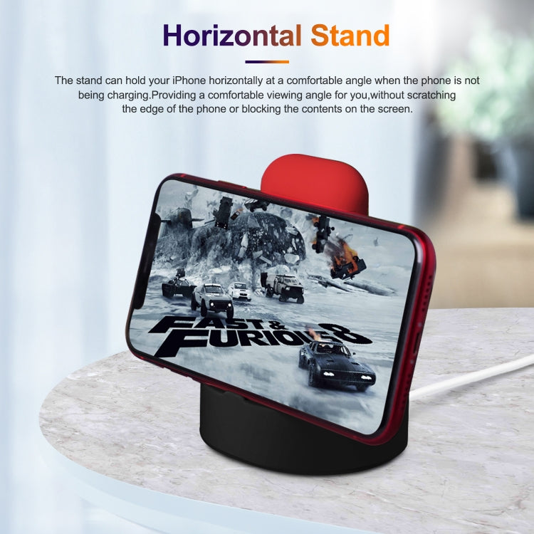A001 3 In 1 Silicone Charging Holder for iPhone / iWatch / AirPods