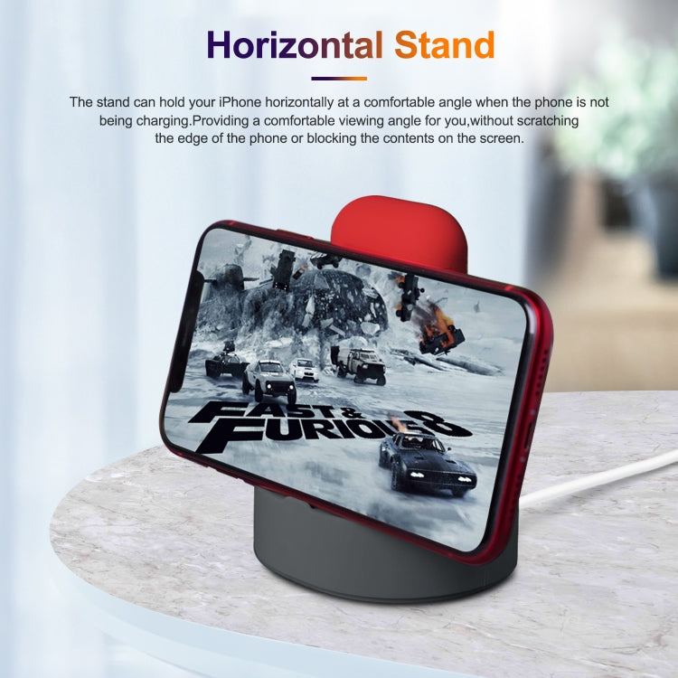 A001 3 In 1 Silicone Charging Holder for iPhone / iWatch / AirPods