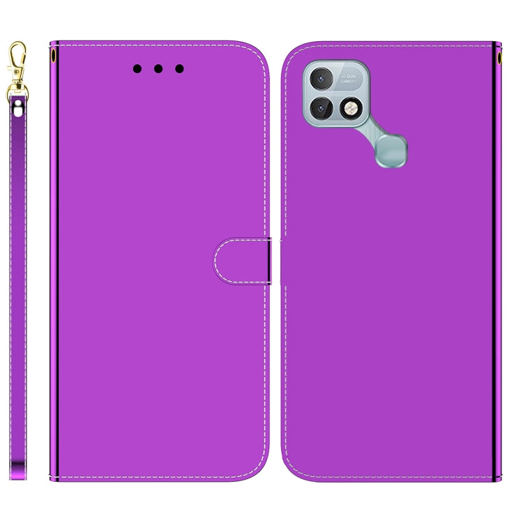 For Infinix Hot 10i / Smart 5 Pro X659B / PR652B / S658E Imitated Mirror Surface Horizontal Flip Leather Phone Case