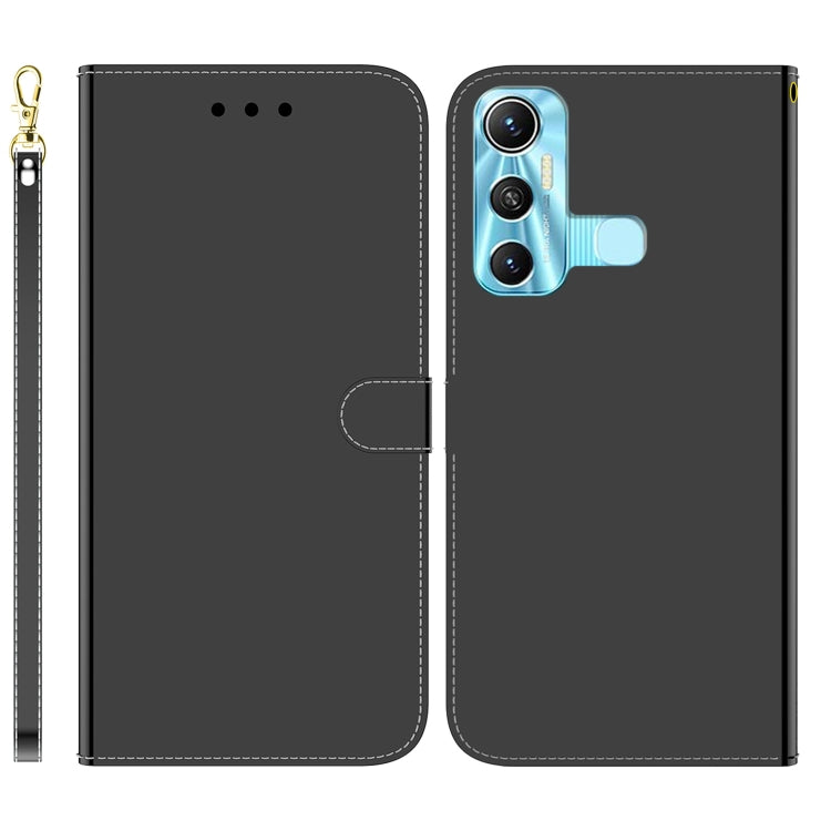For Infinix Hot 11 X662 Imitated Mirror Surface Horizontal Flip Leather Phone Case