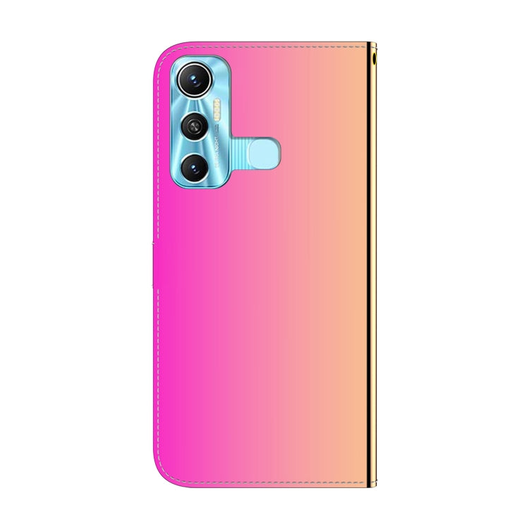 For Infinix Hot 11 X662 Imitated Mirror Surface Horizontal Flip Leather Phone Case