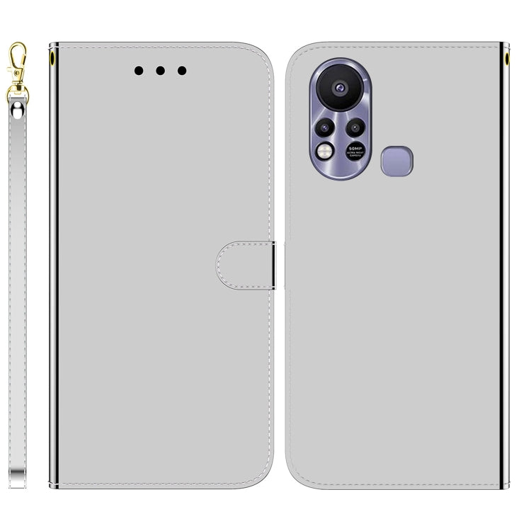For Infinix Hot 11s X6812 Imitated Mirror Surface Horizontal Flip Leather Phone Case