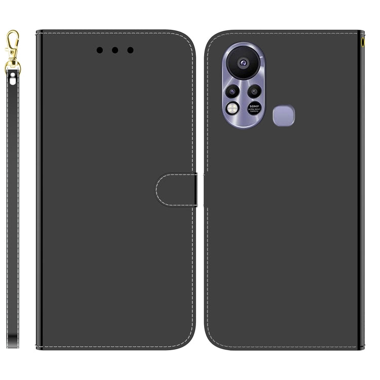 For Infinix Hot 11s X6812 Imitated Mirror Surface Horizontal Flip Leather Phone Case