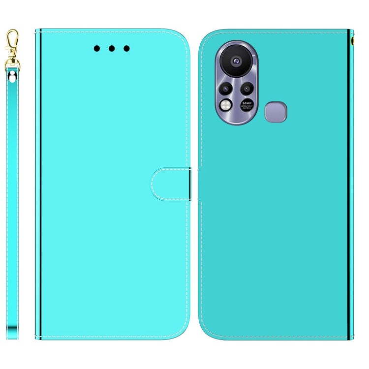 For Infinix Hot 11s X6812 Imitated Mirror Surface Horizontal Flip Leather Phone Case