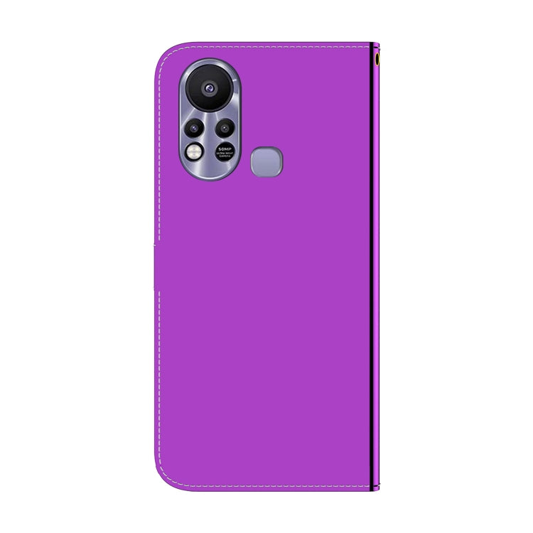 For Infinix Hot 11s X6812 Imitated Mirror Surface Horizontal Flip Leather Phone Case
