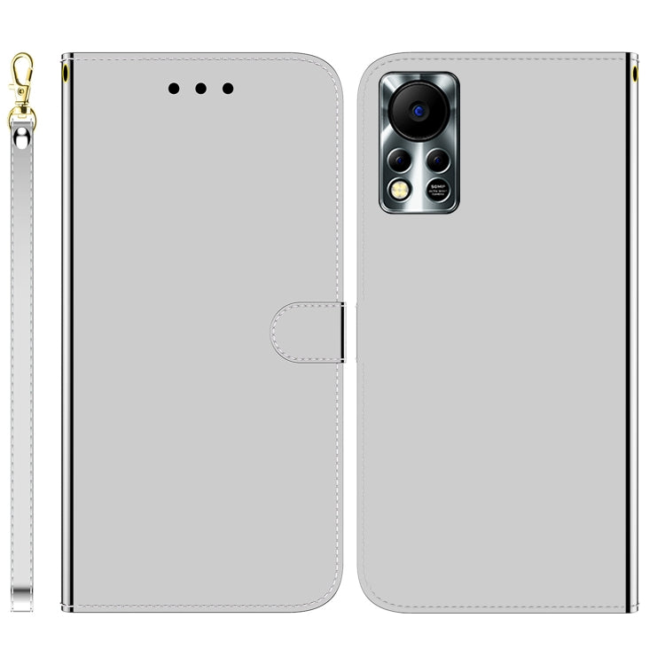 For Infinix Hot 11S NFC X6812B Imitated Mirror Surface Horizontal Flip Leather Phone Case