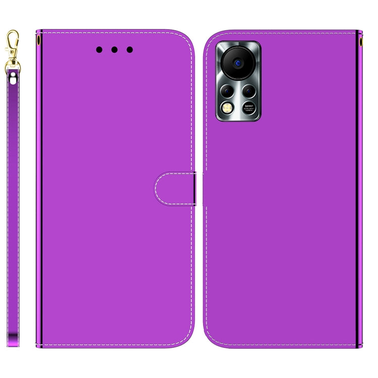 For Infinix Hot 11S NFC X6812B Imitated Mirror Surface Horizontal Flip Leather Phone Case