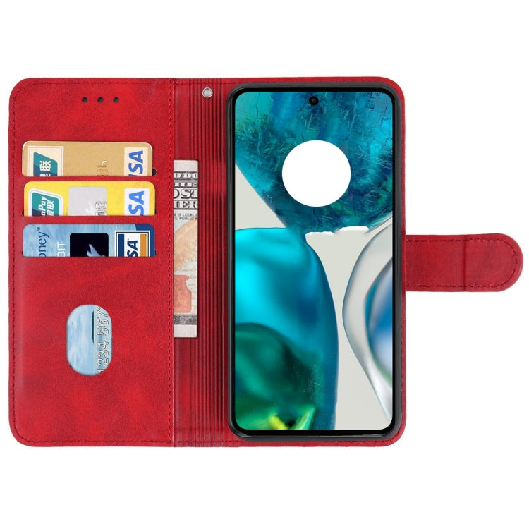 Leather Phone Case For Motorola Moto G52