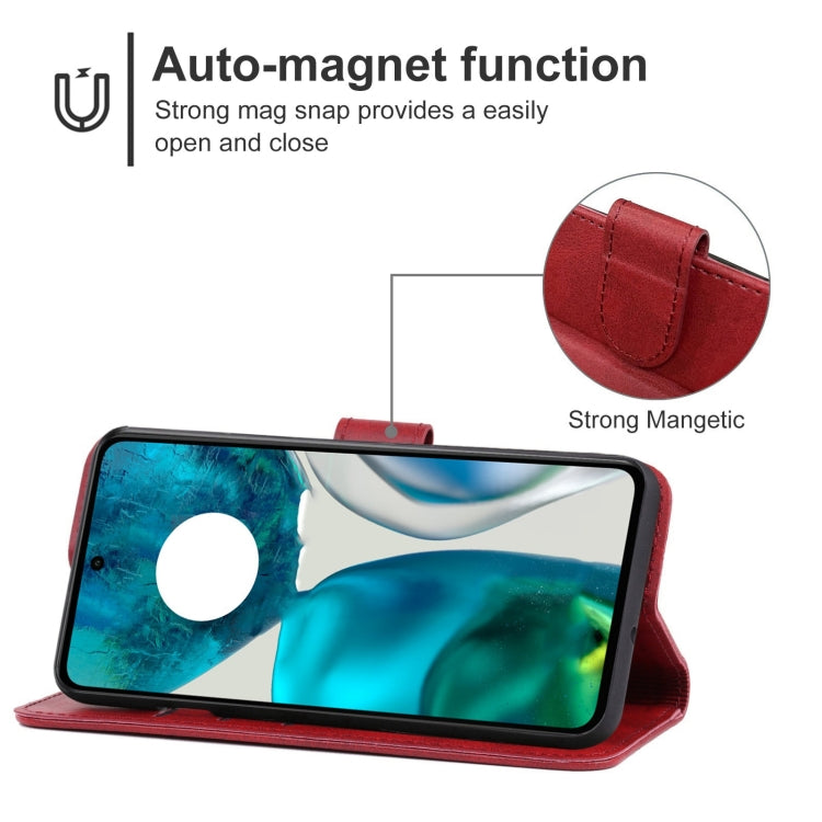 Leather Phone Case For Motorola Moto G52