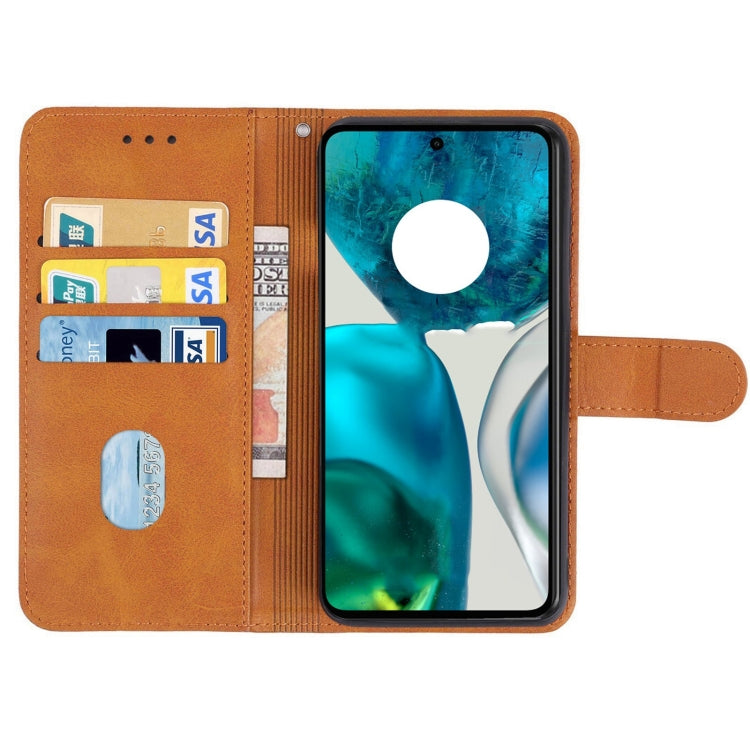 Leather Phone Case For Motorola Moto G52