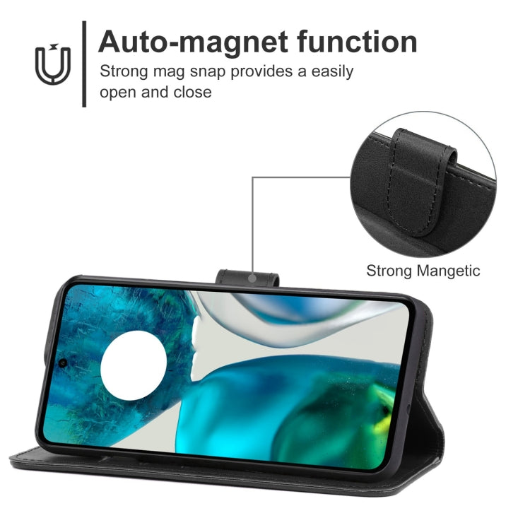 Leather Phone Case For Motorola Moto G52