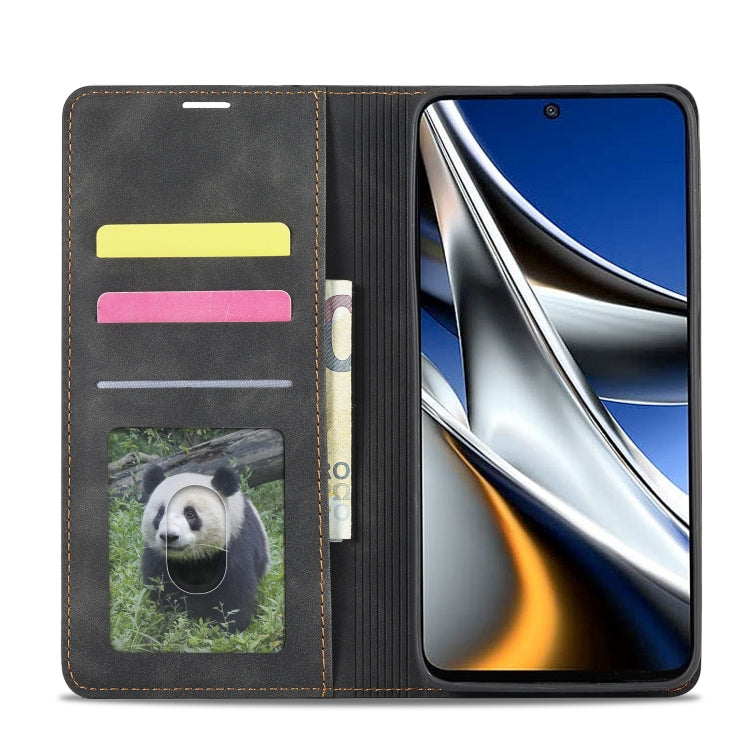 For Xiaomi Poco X4 Pro 5G Forwenw Dream Series Oil Edge Strong Magnetism Leather Phone Case