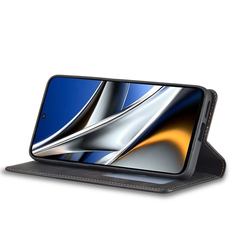 For Xiaomi Poco X4 Pro 5G Forwenw Dream Series Oil Edge Strong Magnetism Leather Phone Case