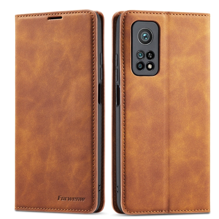 For Xiaomi Redmi Note 11 4G Global Forwenw Dream Series Oil Edge Strong Magnetism Leather Phone Case