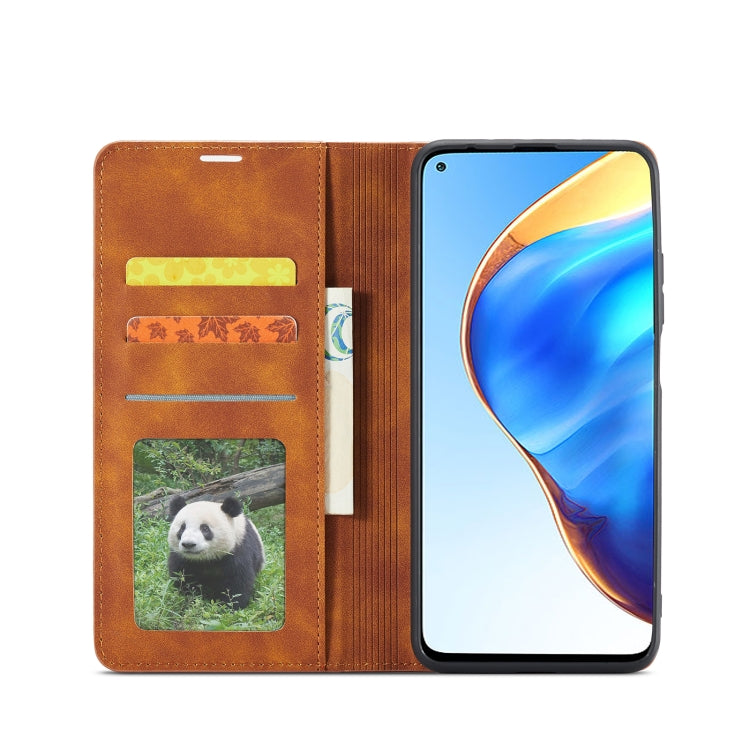 For Xiaomi Redmi Note 11 4G Global Forwenw Dream Series Oil Edge Strong Magnetism Leather Phone Case