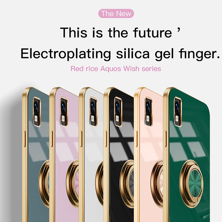 For Sharp Aquos Wish 6D Electroplating Full Coverage Silicone Phone Case