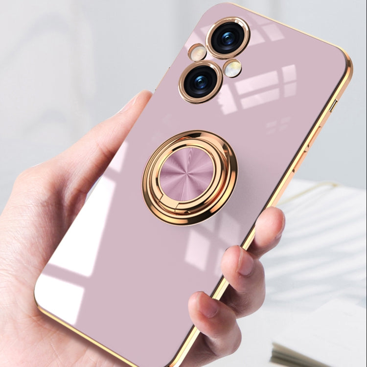 For OPPO A96 6D Electroplating Full Coverage Silicone Phone Case