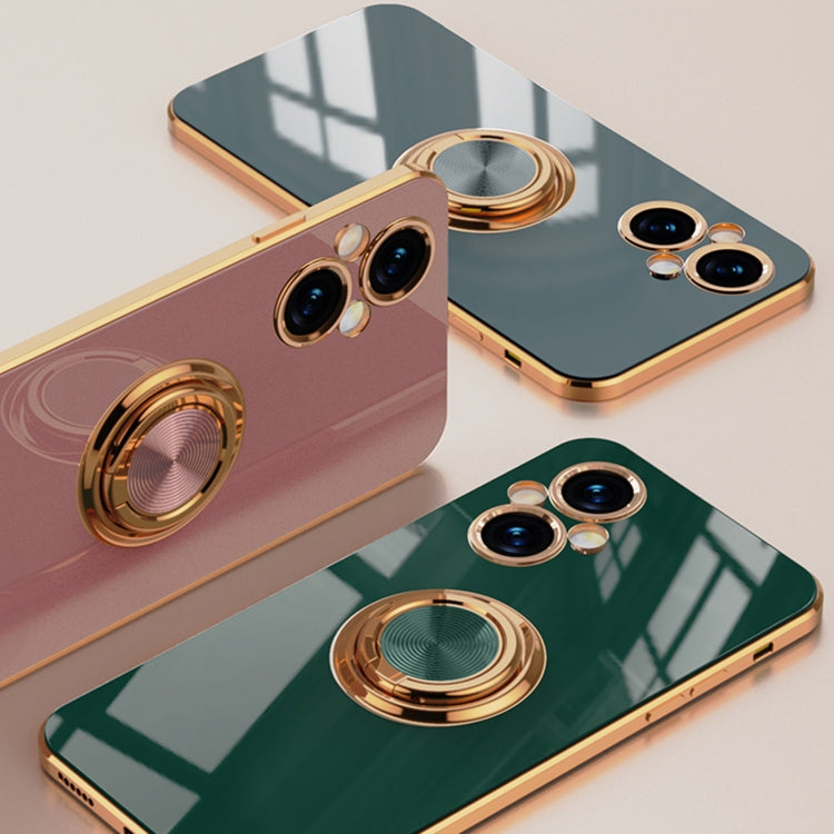 For OPPO A96 6D Electroplating Full Coverage Silicone Phone Case