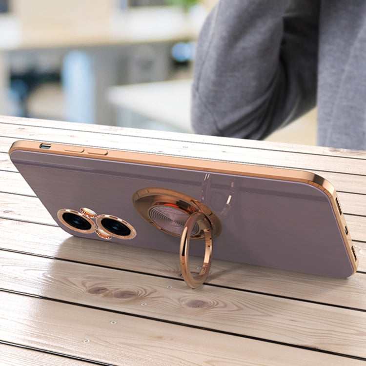 For OPPO A96 6D Electroplating Full Coverage Silicone Phone Case