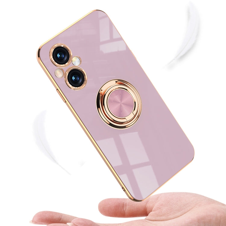 For OPPO A96 6D Electroplating Full Coverage Silicone Phone Case