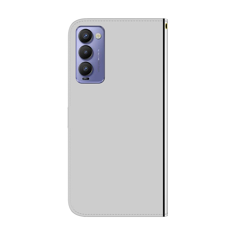 For Tecno Camon 18 / 18P Imitated Mirror Surface Horizontal Flip Leather Phone Case
