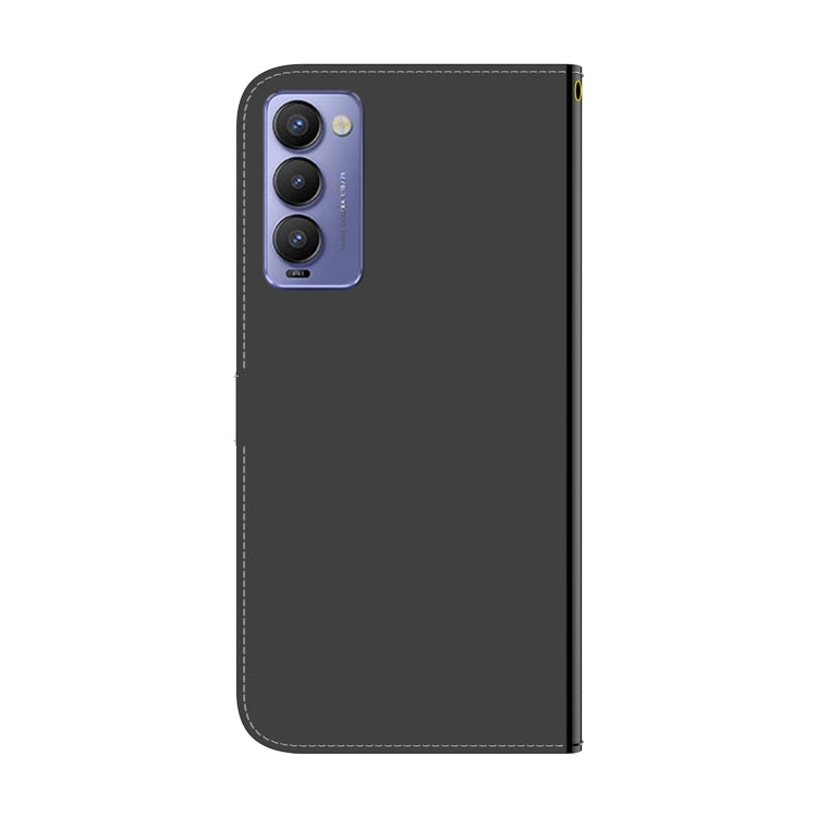 For Tecno Camon 18 / 18P Imitated Mirror Surface Horizontal Flip Leather Phone Case
