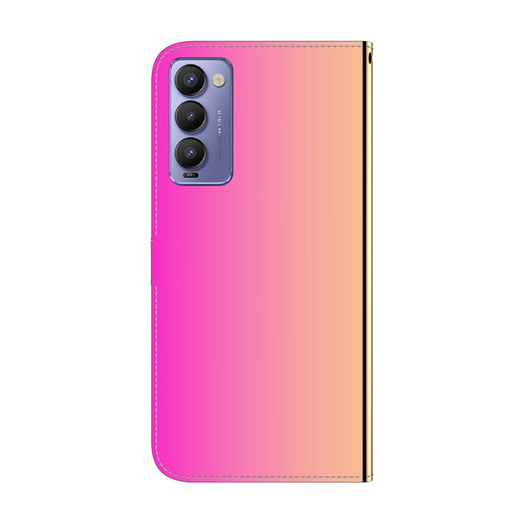 For Tecno Camon 18 / 18P Imitated Mirror Surface Horizontal Flip Leather Phone Case