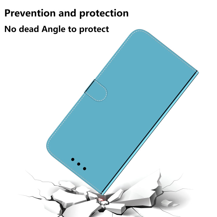 For Tecno Camon 18 / 18P Imitated Mirror Surface Horizontal Flip Leather Phone Case