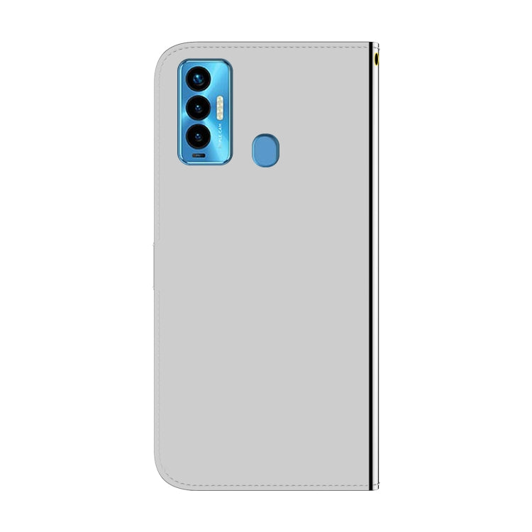 For Tecno Camon 18i Imitated Mirror Surface Horizontal Flip Leather Phone Case