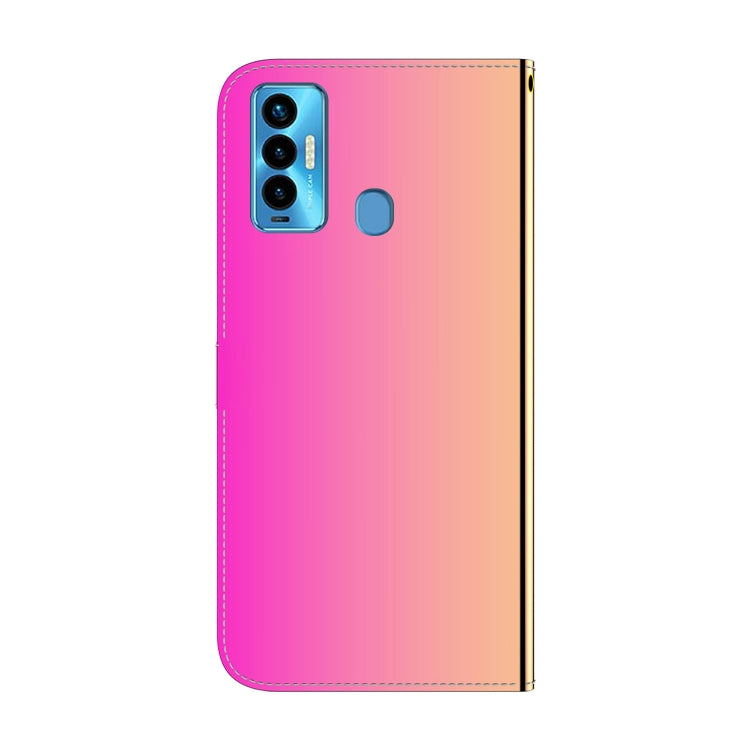 For Tecno Camon 18i Imitated Mirror Surface Horizontal Flip Leather Phone Case