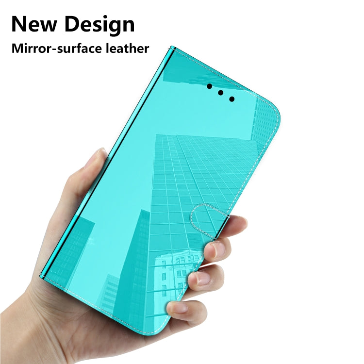 For Tecno Camon 18i Imitated Mirror Surface Horizontal Flip Leather Phone Case