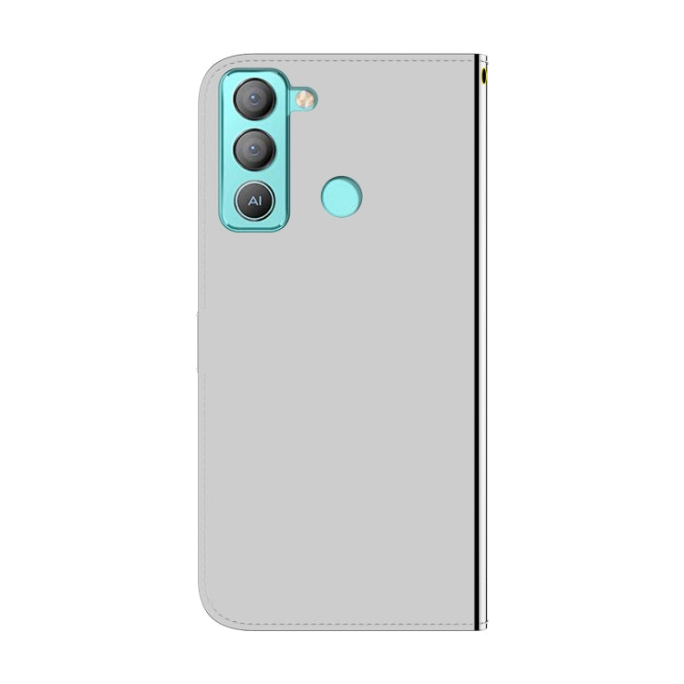 For Tecno Pop 5 LTE BD4 Imitated Mirror Surface Horizontal Flip Leather Phone Case