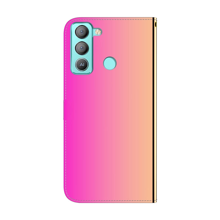 For Tecno Pop 5 LTE BD4 Imitated Mirror Surface Horizontal Flip Leather Phone Case