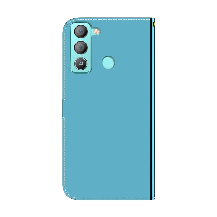 For Tecno Pop 5 LTE BD4 Imitated Mirror Surface Horizontal Flip Leather Phone Case