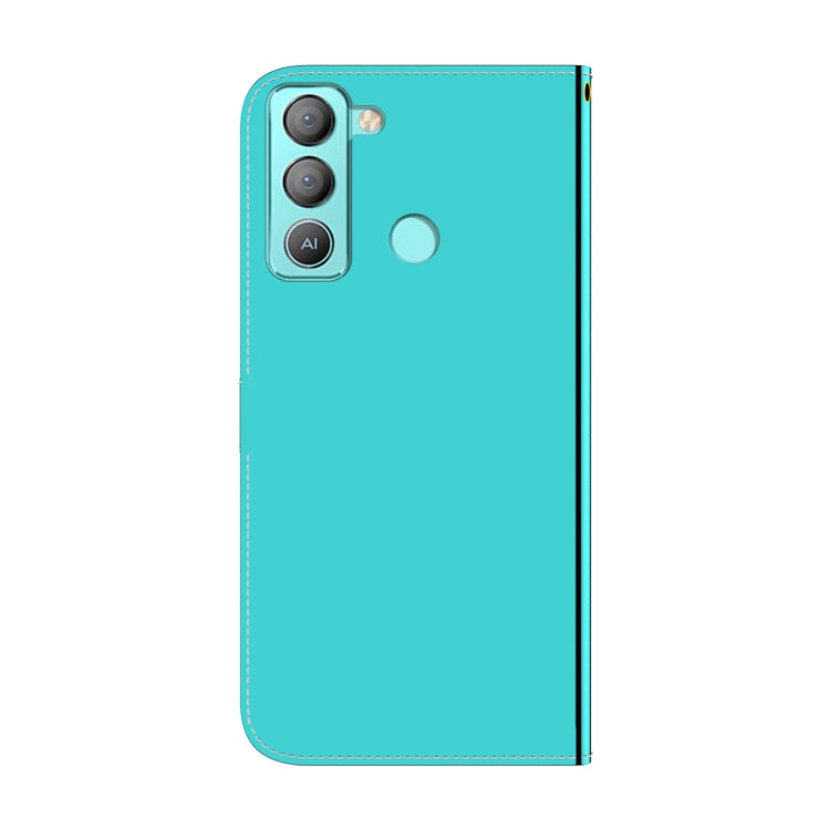 For Tecno Pop 5 LTE BD4 Imitated Mirror Surface Horizontal Flip Leather Phone Case