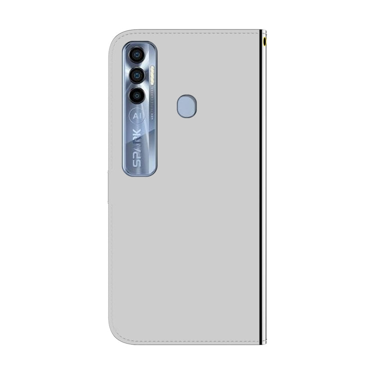 For Tecno Spark 7 Pro Imitated Mirror Surface Horizontal Flip Leather Phone Case