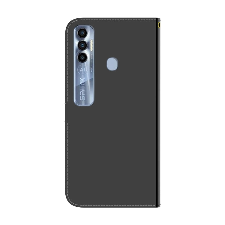 For Tecno Spark 7 Pro Imitated Mirror Surface Horizontal Flip Leather Phone Case