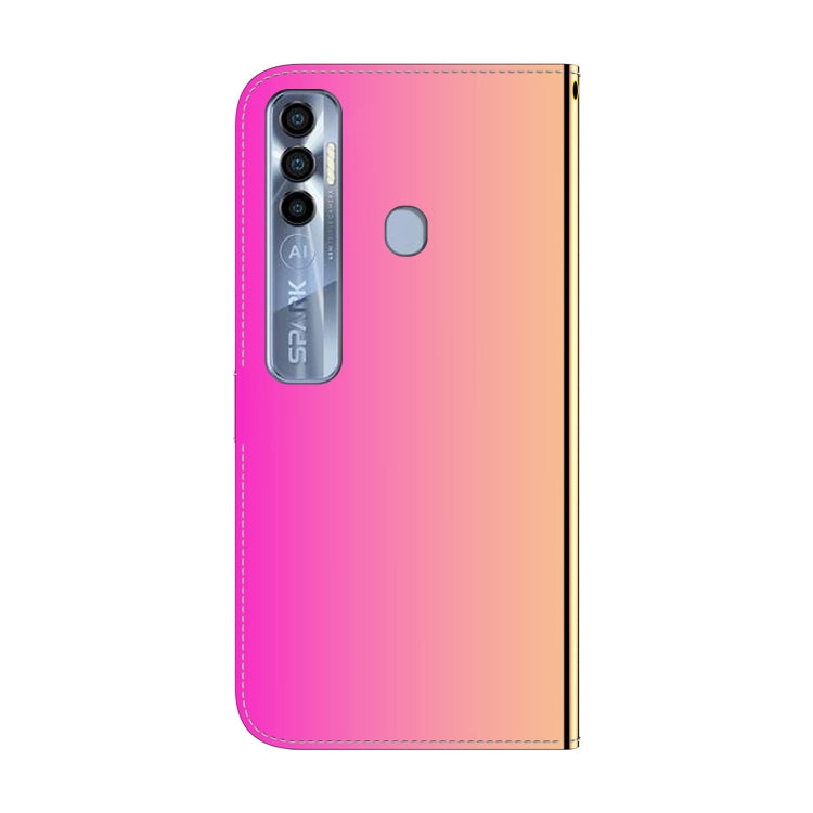 For Tecno Spark 7 Pro Imitated Mirror Surface Horizontal Flip Leather Phone Case