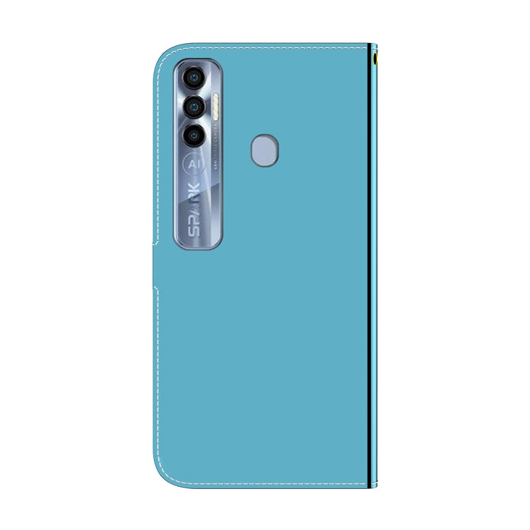 For Tecno Spark 7 Pro Imitated Mirror Surface Horizontal Flip Leather Phone Case
