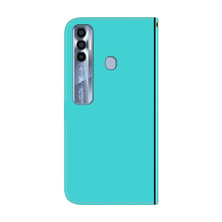 For Tecno Spark 7 Pro Imitated Mirror Surface Horizontal Flip Leather Phone Case