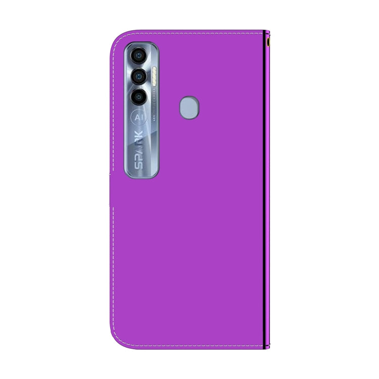 For Tecno Spark 7 Pro Imitated Mirror Surface Horizontal Flip Leather Phone Case