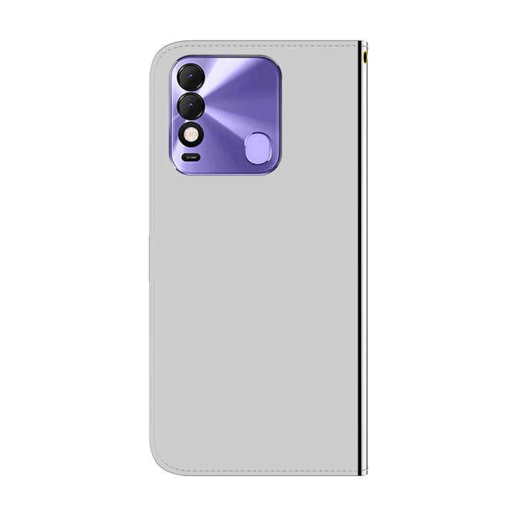 For Tecno Spark 8 / 8T Imitated Mirror Surface Horizontal Flip Leather Phone Case