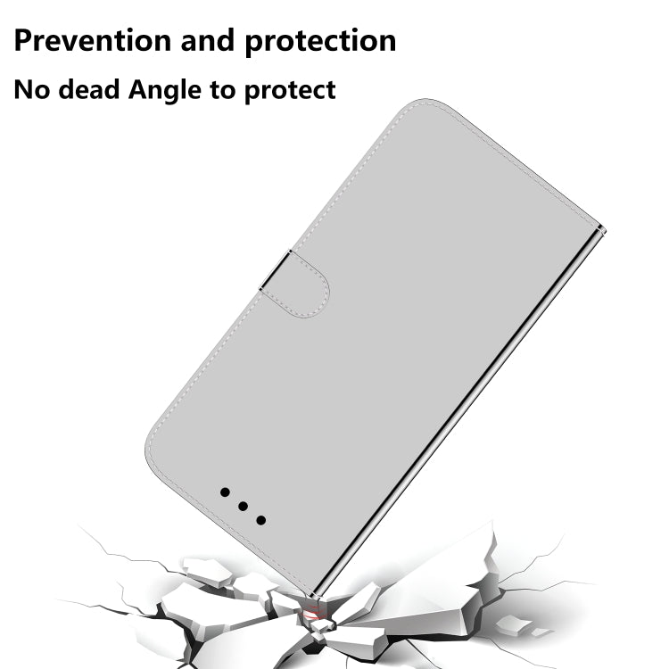 For Tecno Spark 8 / 8T Imitated Mirror Surface Horizontal Flip Leather Phone Case