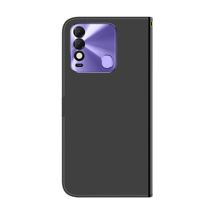 For Tecno Spark 8 / 8T Imitated Mirror Surface Horizontal Flip Leather Phone Case