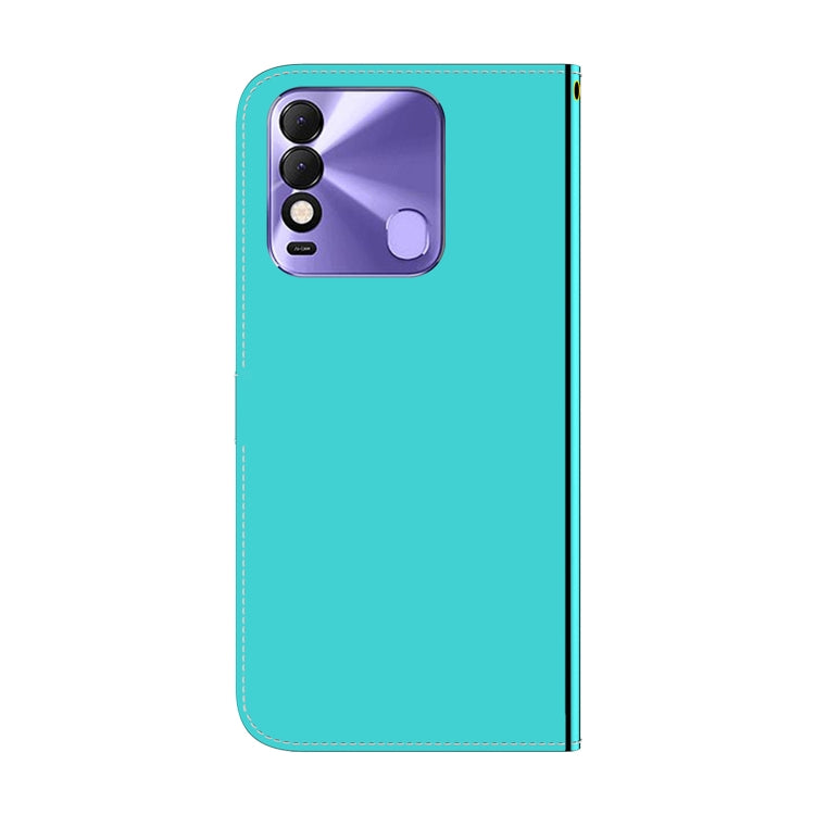 For Tecno Spark 8 / 8T Imitated Mirror Surface Horizontal Flip Leather Phone Case