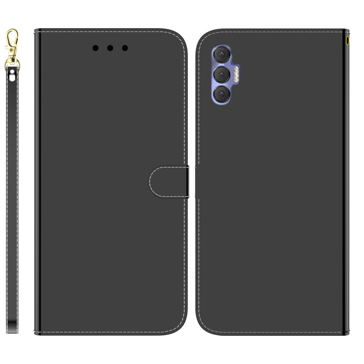 For Tecno Spark 8P Imitated Mirror Surface Horizontal Flip Leather Phone Case
